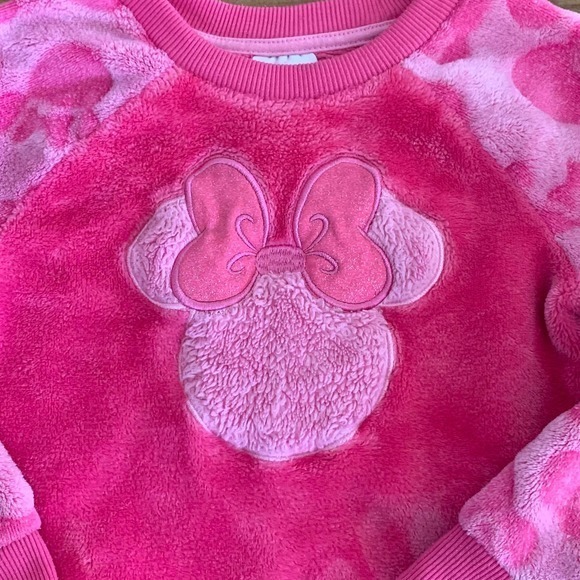 Minnie Mouse Fleece Girl's Sweater - Picture 2 of 5